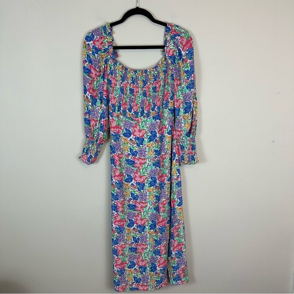 aithfull the Brand | Colorful Floral Mathilde Midi Dress Size 4 - Picture 11 of 13